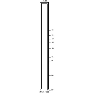 ALSAFIX Klammern Type Q 63 mm aus Stahldraht verzinkt (5000 Stück)