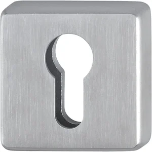 HOPPE Zylinderrosette innen eckig PZ, Edelstahl matt