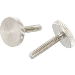 DIN653 M 5 x 16 Edelstahl A1 Rändelschraube niedrige Form