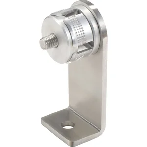 KWS Endstütze WS2 gerade, für Ø 35mm, Edelstahl matt