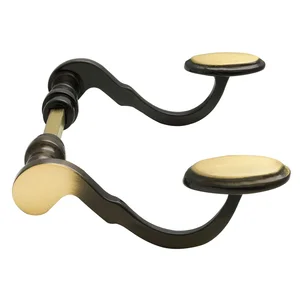 MARCHESI Drückerpaar POSTHORN - Messing patiniert