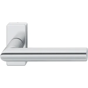 FSB Rahmentürdrücker 09 1076 Hochhaltefeder B eckige Rosette Edelstahl matt