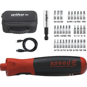 WIHA E-Schraubendreher Set Pocket Drive Schlitz/Phillips/PZ/Torx/6-kant 35-tlg