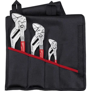 KNIPEX Zangenschlüssel-Set 001955S7 3-teilig in Rolltasche, SW 27-68 mm
