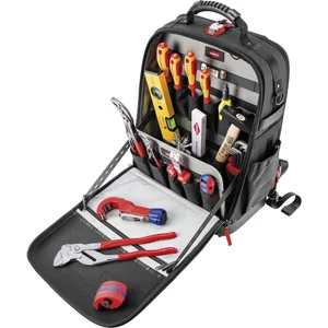 KNIPEX Werkzeug-Rucksack Modular X18 Sanitär 17-teilig