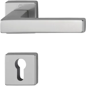 HOPPE Drückergarnitur AUSTIN - auf Rosette PZ, Aluminium Edelstahl Effekt