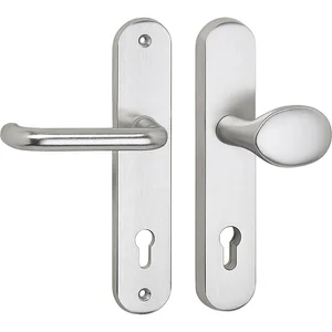 SECOTEC SH-Wechselgarnitur GARDA-Knopf gekr., ohne Kzs., PZ, Aluminium F1, SB-1