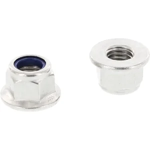 DIN6926 M12 Edelstahl A2 Sechskantmutter mit Flansch und Polyamideinlage