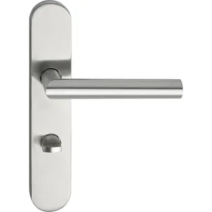 MARCHESI Drückergarnitur GEHRUNG, WC 78 rechts, Edelstahl matt