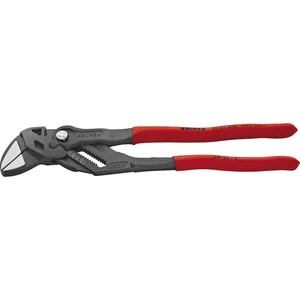 KNIPEX Zangenschlüssel 8601 SW-52 mm, 19 Positionen, KS-Griff, grau, L=250 mm