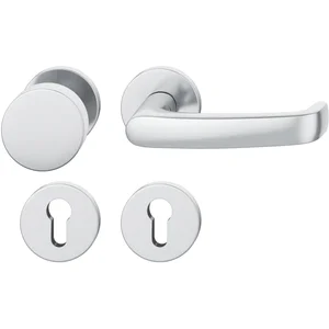 FSB Feuerschutz Wechselgarnitur 79 1045 AGL DIN PZ, rechts, Edelstahl matt