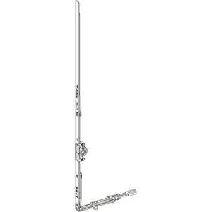 ROTO D-/DK-Getriebe KSR konstant DM 15 mm 1P L=460/120 mm Eckumlenkung silber