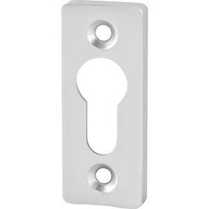 Zylinderrosette PZ eckig 28 x 70 mm, Edelstahl matt