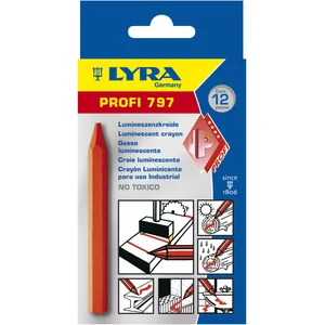 LYRA Lumineszenzkreide orange Länge 120 mm Inhalt 12 Stück