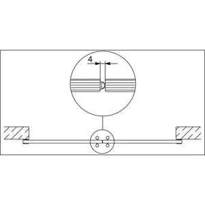 HAWA Gummiprofil Glaskantenschutz 50 m Kunststoff transluzent