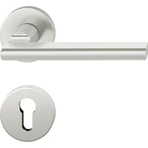 FSB Feuerschutz Drückergarnitur 76 1035 AGL ÖNORM, silber eloxiert