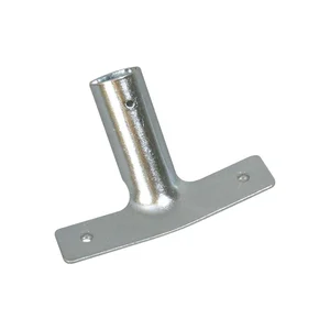 MASTA Metallstielhalter flach für Besenstiele bis Durchmesser 23,5 mm