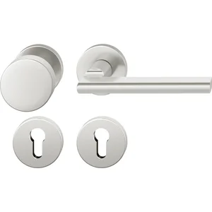 FSB Feuerschutz Wechselgarnitur 76 1035 AGL ÖNORM PZ, rechts, silber eloxiert