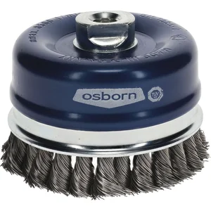 OSBORN Topfbürste 100 x 20 mm Stahldraht gezopft M14