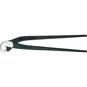 KNIPEX Fliesenlochzange 9100, schwarz atramentiert/Kopf poliert, L=200 mm