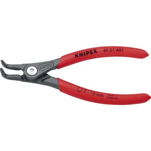 KNIPEX Präzisions Sicherungsringzange 4921 A01 DIN 5254 B außen gebogen