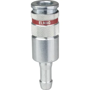 JWL Stahlkupplung DN 7,8 mit Schlauchtülle ø 13 mm