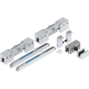 HELM GT-S 150 Beschlagset Glas 8-12,76 mm Einzugsdämpfung 80kg silber eloxiert