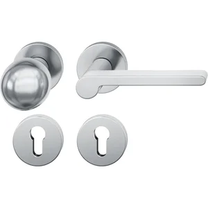 FSB Wechselgarnitur 12 1021 ASL auf Rosette PZ, Knopf drehbar,links, Edelstahl