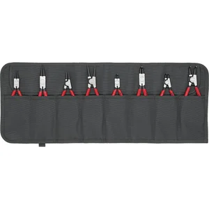 KNIPEX Sicherungsringzangen-Set 8-teilig 001958V01 in Rolltasche schwarz