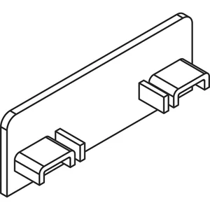 THYSSENKRUPP Syprotech Deckschienenabschluss für Klipsabdeckung 53/18