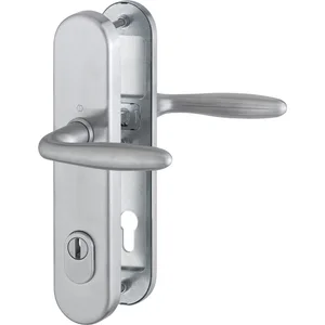 SH-Drückergarnitur VERONA-auf Schild PZ88, 57-67, mit Kzs., Edelstahl