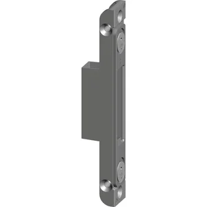 Schließblech STV FL4/A13 für Schwenkriegel, 140 x 21,5 x 11mm, silber