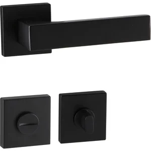 MARCHESI Drückergarnitur BUDAPEST Rosette WC, 38-45 mm, Zamak schwarz matt