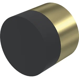 KWS Wandtürpuffer 2068, ø 30 mm, Länge 25 mm, Messing matt