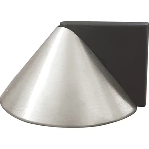 MARCHESI Bodentürpuffer - Bodenpl.ø 50mm, Anschlagh. 26mm,Messing verchromt matt