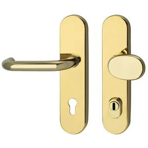 SH-Wechselgarnitur HARMONIE auf Schild PZ88, mit Kzs., PVD-messingfärbig