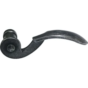 HALCÖ Drückerlochteil STUBAI, rechts, verzinkt schwarz hell passiviert