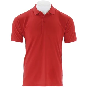 FRUIT OF THE LOOM Polo-Shirt Piqué Type F502 rot M