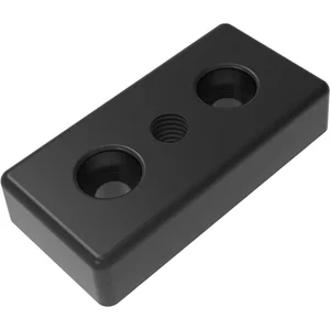 FATH Fussplatte verschraubbar 40 x 80 mm schwarz M16