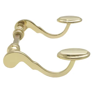 MARCHESI Drückerpaar POSTHORN - Messing poliert