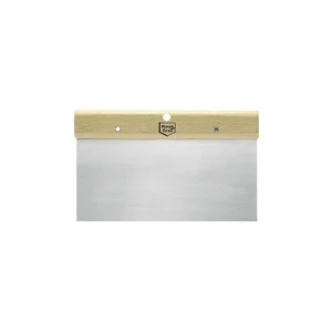 Japanspachtel rostfrei mit Holzgriffleiste Breite 160 mm