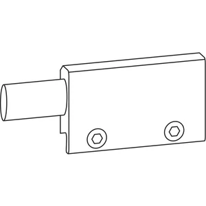 GU-966/200 Federpuffer, Aluminium silberfärbig