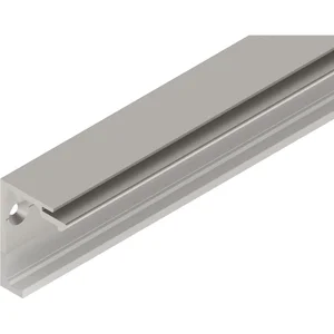 HELM GT-S 150 Laufschiene Wandmontage auf Maß Edelstahl-Effekt