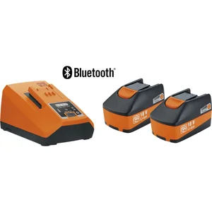 FEIN Akku-Starter-Set ALG 18 Volt 2 Stück Akkus 6,0 Ah+Ladegerät ALG 80 BC