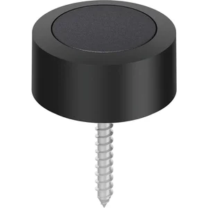 FSB Bodentürpuffer 38 3878 ø 48 mm, Höhe 24 mm, Aluminium schwarz matt