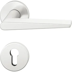 FSB Drückergarnitur 12 1005 ASL auf Rosette PZ, Aluminium silber eloxiert