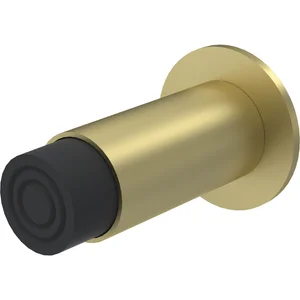 KWS Wandtürpuffer 2065 gefederter Puffer,Länge 100 mm,Alu messingfärbig eloxiert