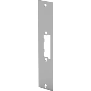 Schließblech f. Türöffner FGD m. Fallengleitdeckel,kurz eckig,172x34x3,Edelstahl