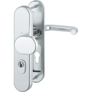 SH-Wechselgarnitur PARIS-auf Schild PZ72, 37-47, mit Kzs., silber elox