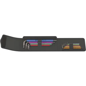 WERA Sechskant Stiftschlüssel-Satz 950/9 Hex-Plus MC Imperial 1 9-teilig